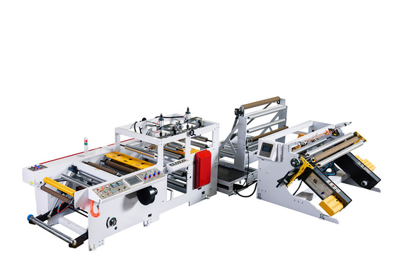 12kw 3 Automatic Side Sealing Machine Soldered Plastic Film Folding 400m/Min